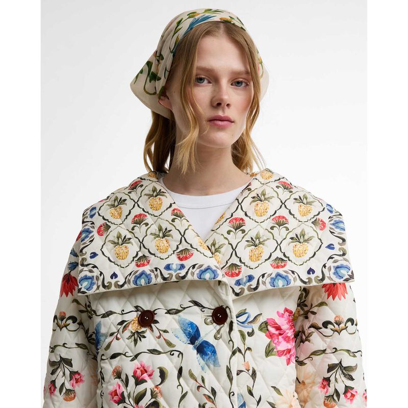 Barbour x FARM Rio Azelia Quilted Jacket image number 2